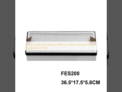 Filtro ad efficienza media di installazione rapida Filtro di sostituzione del carbonio attivo