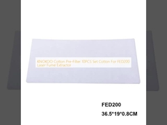 KNOKOO cotone pre-filtro 10PCS Set cotone per FED200 laser fumatore