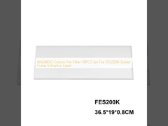 KNOKOO Cotton Pre-Filter 10PCS Set Per FES200K Laser Estrattore di fumo di saldatura