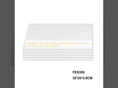 KNOKOO Pre-filtro cotone per l'assorbimento di olio industriale per l'estrazione di fumo laser FES350