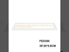 KNOKOO 10 Pre-filtri di cotone per FED350 Laser Fume Extractor salone di bellezza