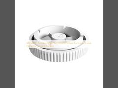 KNOKOO Fumo Pipe Plug Rotondo Bianco Per Laser Fumo Extractor Fumo Purificatore