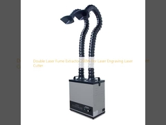 Extractor di fumo laser doppio 200W per laser di incisione laser cutter