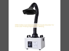 100W Solder Fume Extractor FES150S Assorbente di fumo per piccola stampa laser