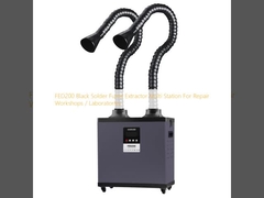 FED200 Estrattore di fumo di saldatura nera multi stazione per officine di riparazione / laboratori