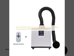 Estrattor di fumo di saldatura FES200 bianco 210W Potenza di saldatura Assorbente di fumo DTF Purificatore di fumo di stampa