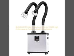 Estrattore di fumi doppio per stampante DTF KNOKOO FED200, purificatore d'aria ad alte prestazioni per due postazioni di stampa