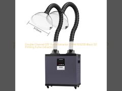 Estrattore di fumo DTF a doppio canale 220W FED200 nero