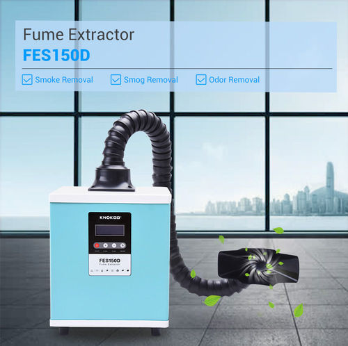 Latest company news about Compact Powerhouse: KNOKOO FES150D — A Precise Fume-Extraction Solution for Small Workspaces