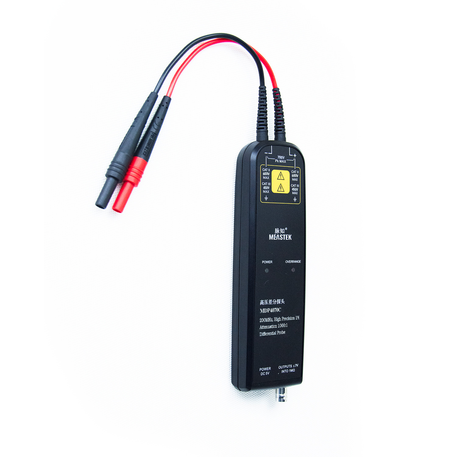 Probe Tech Signs Electronics MEASTEK MDP4070C High Voltage Differential Probe 700V 200MHz ...