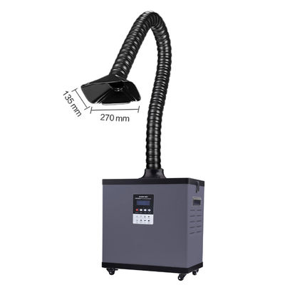 Buen precio Purificador de humo láser negro de 210W con pantalla LCD y filtro de soldadura de 3 filtros FES200 en línea