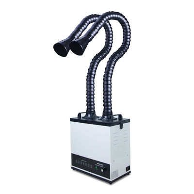 Good price 200W Double Solder Fume Extractor Powerful Strong Suction Smoke Absorber For Soldering PCBs online