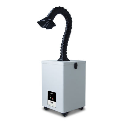 Extracteur de fumées de soudure mobile FES085 avec filtration à 99,9%, puissance de 85W et débit d'air de 200m³/h pour petits espaces de travail