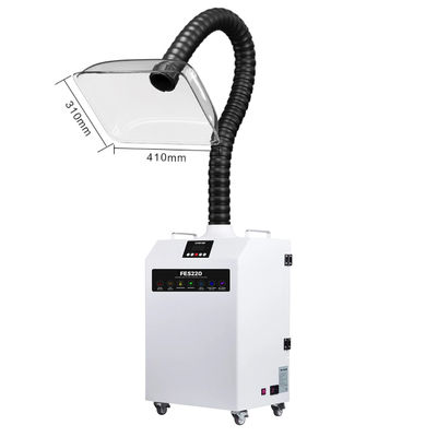 Good price Mobile FES220 220W Nail Salon Fume Extractor With 410mm Square Silicone Cover online