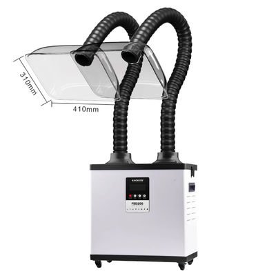 Bom preço Extractor de fumaça portátil de dupla sucção com filtração HEPA e baixo ruído para salões de beleza on-line