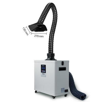 Good price FES200L Mobile Fume Extractor Machine , Industrial Smoke Purifier With Square Silicone Cover online