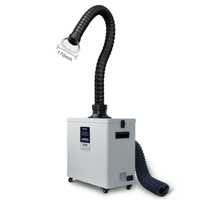 Bom preço Extrator móvel de fumos de soldagem 210W com volume de ar de 320m3/h para projetos de soldagem no local on-line
