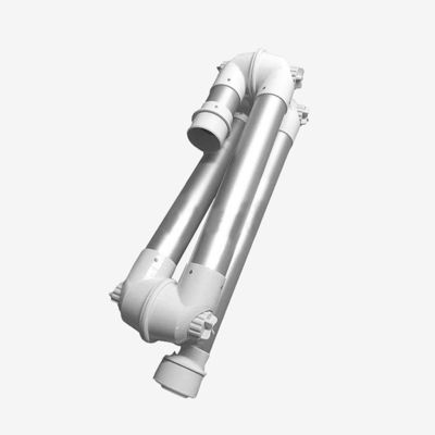 Good price White Flexible Smoke Extraction Arm Aluminum Alloy For Fume Extractor online