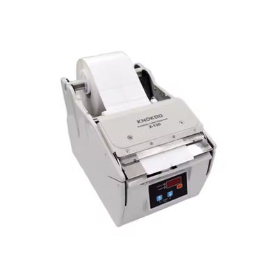 Buon prezzo Distributore automatico di etichette KNOKOO X-130 con velocità di alimentazione di 130 mm/sec, precisione di ±0,5 mm e velocità di etichettatura di 60-200 pezzi/min in linea